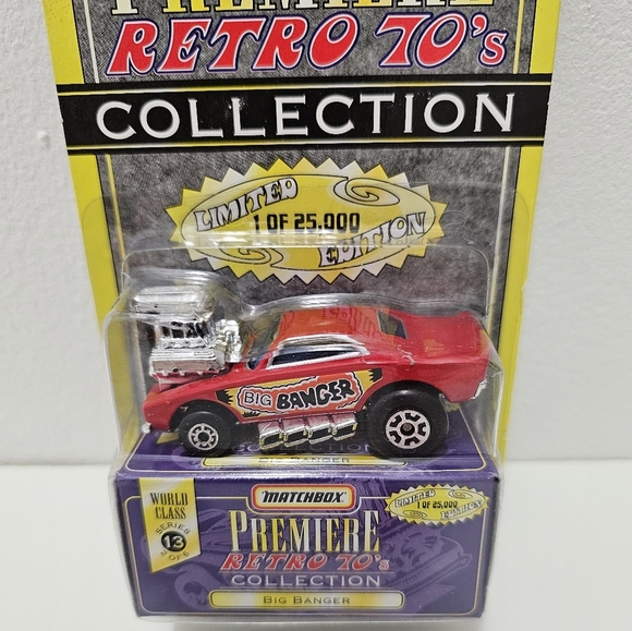 MATCHBOX Premiere Retro 70's Collection Big Banger Car Model - Picture 10 of 13